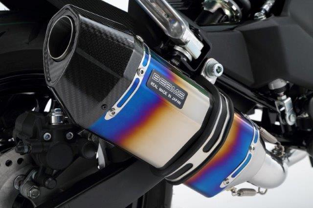 BEAMS ビームス CORSA-EVO ヒートチタンサイレンサー 政府認証 車種：Kawasaki Z125 PRO G424-65-001
