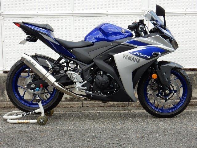 WR&rsquo;S ダブルアールズ ラウンド・ステンレスサイレンサー フルエキゾースト YZF-R25/MT-25 LA2250JM｜MOTO-OCC 店 52,866円