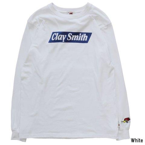 ORION ACE オリオンエース CLAY SMITH moment ロングスリーブ Tシャツ ホワイト L ティーシャツ CSY-1732