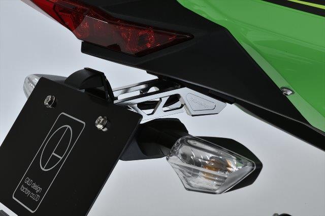 要納期確認 Gクラフト Ninja250/400用 ビレットライセンスホルダー ブラック Kawasaki カワサキ Ninja250/400 71557