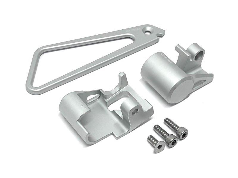 OPMID オプミッド CNC フロント.ホースガイド&センサーガードセット シルバー HONDA|ホンダ モンキー125(JB03) シルバー A1005SV