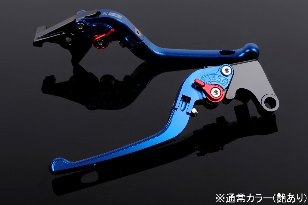 SPEEDRA スピードラ 3D可倒式クラッチレバー ブレーキレバー シルバー(ブルー) BM0405689-BE S1000RR 2015-2018S1000R 15-18