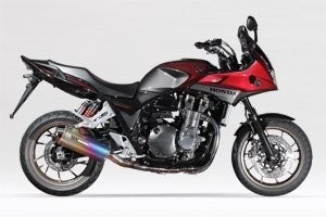 モリワキエンジニアリング MORIWAKI Ti-フルEX MX RED LINE ANO CB1300SB 14-17 01810-631M1-R0