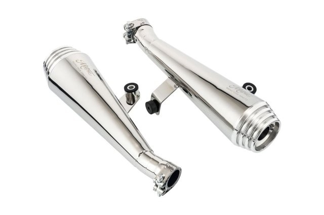 MOTONE CUSTOMS モートーン スリップオンマフラー SATURN V ポリッシュ Bonneville T100/T120 (16-21) MTE160