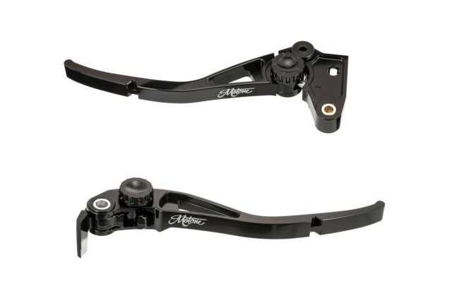 MOTONE CUSTOMS モートーン レバーセット PIKE アルミ ブラック Thruxton R/RS (19-24) SpeedTwin1200 (19-24) LVR002