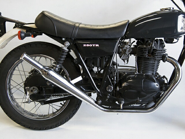 Motor Rock モーターロック エストレヤ用 FLAKES トランペットマフラー フルエキ アップ MR-EX067U