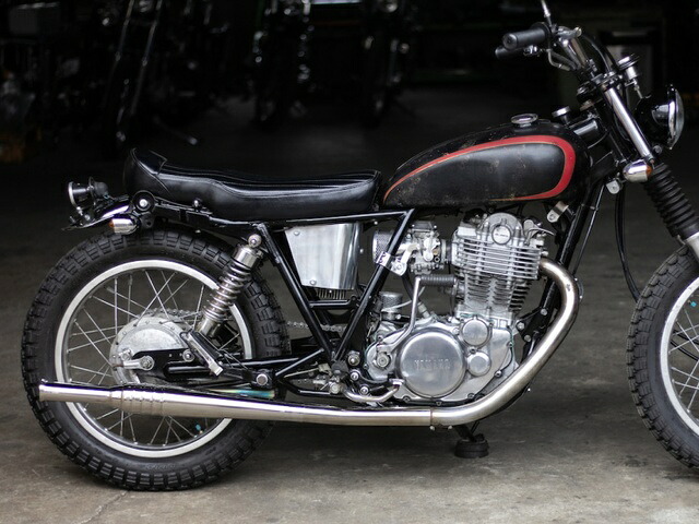 Motor Rock モーターロック SR400/500用 69トランペット 新型スリップオン ダウン キャブ車 MR-EX145D