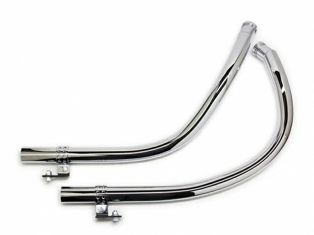 Motor Rock モーターロック スポーツスター XL'04-'06 オールドスタイル手曲げマフラー クローム MR-EX158C