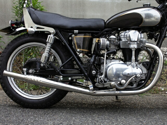 Motor Rock モーターロック W650/400用 69トランペット 新型フルエキ MID MR-EX178M