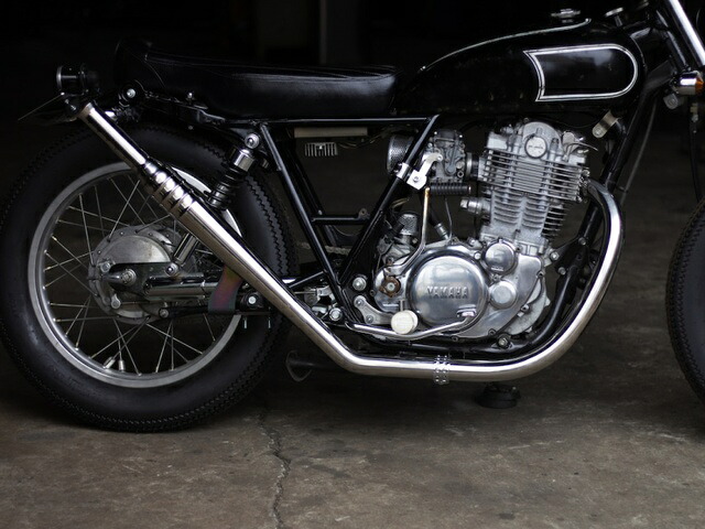 Motor Rock モーターロック SR400/500用 69トランペット 新型フルエキ アップ キャブ車 MR-EX185U