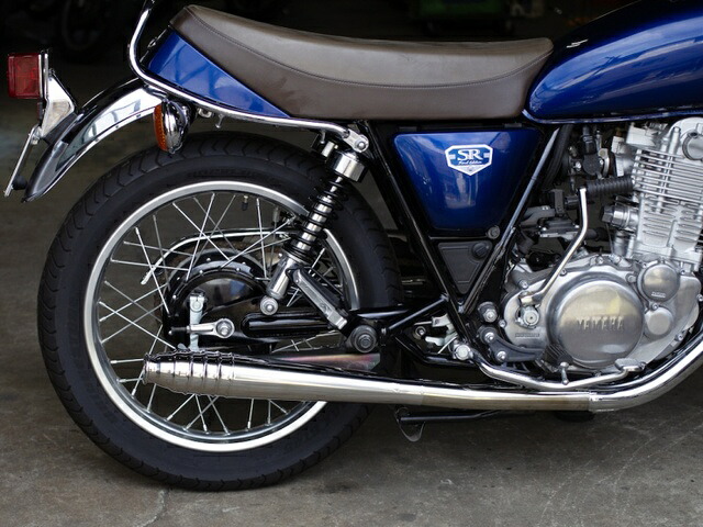 Motor Rock モーターロック SR400/500用 69メガホン 新型スリップオン ダウン FI車 MR-EX195D