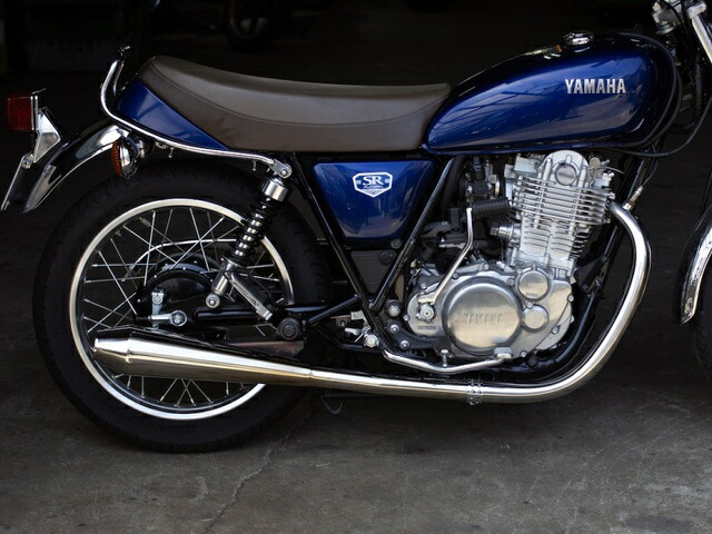 Motor Rock モーターロック SR400用 STDメガホン ミドル 新型フルエキ ダウン FI車 MR-EX210D