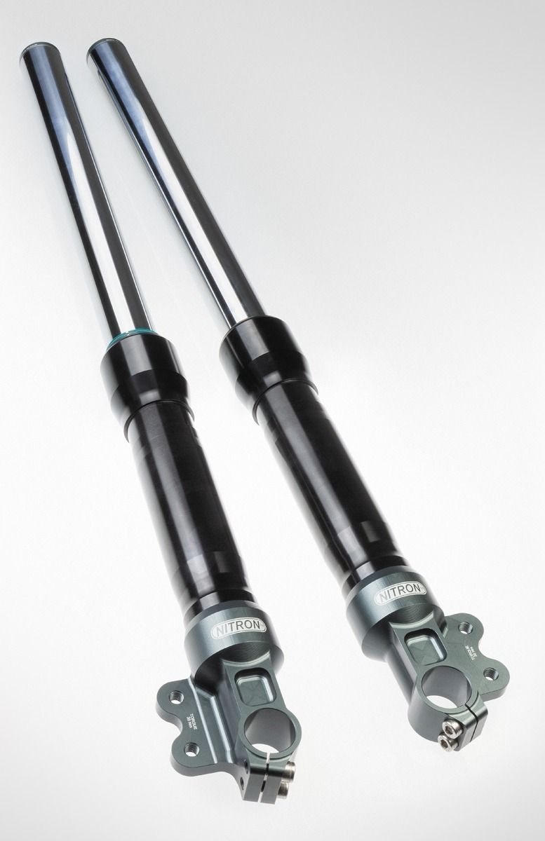 NITRON ナイトロン フロント フォーク NTF 43 CR2 Series 全長 : 800 mm バネレート : 9.5 N/mm 車種 : 汎用 NTF43CR2-CRBK-80095