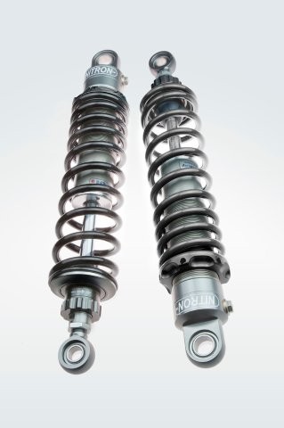 NITRON ナイトロン カラー:ブラック/ブラック NITRON TWIN SHOCK TWIN R1 Series リアショック HONDA Rebel250/S 23- TSH30SB-BK