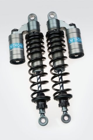 NITRON ナイトロン カラー:ブラック/ブラック TWIN SHOCK TWIN R3 Series リアショック TRIUMPH Bonneville T100 08-15 TST01LDRB-BK|MOTO-OCC 店