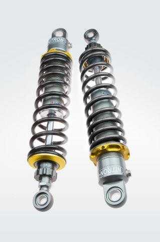 NITRON ナイトロン カラー:ゴールド/ブラック NITRON TWIN SHOCK TWIN R1 Series リアショック YAMAHA XJR400 ALL TSY02SG-BK｜MOTO-OCC 店