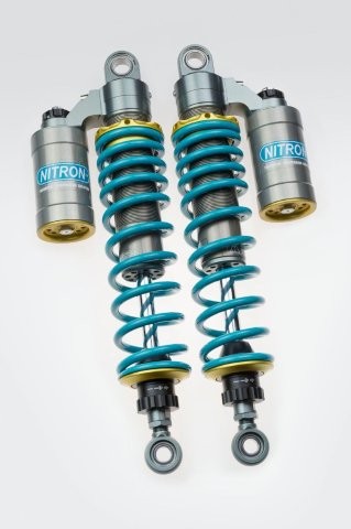 NITRON ナイトロン カラー:ゴールド/ターコイズ NITRON TWIN SHOCK TWIN R3 Series リアショック YAMAHA NVX125/155/AEROX155 TSY10RG-TQ