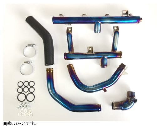 NOJIMA ノジマエンジニアリング チタンウオーターパイプセット ヤキイロ ZRX1200R/S ALL NJ-TWP608SH 73,181円