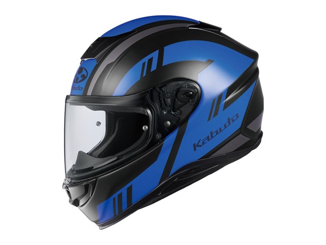 在庫有り OGK オージーケーカブト ヘルメット AEROBLADE6 DYNAフラットブラックブルー XSサイズ(53-54)