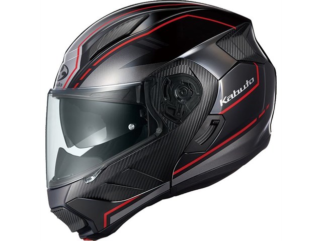 在庫有り OGK オージーケーカブト ヘルメット RYUKI BEAMブラックレッド Lサイズ(59-60) 28,314円