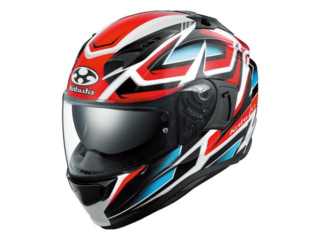在庫有り 当日発送 OGK オージーケーカブト ヘルメット KAMUI 3 ACROBATホワイトレッド XLサイズ(61-62)