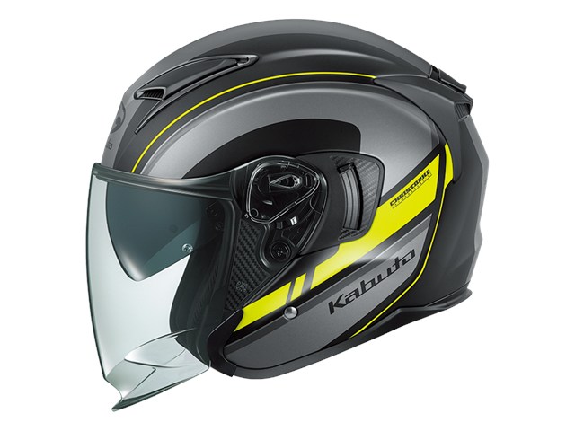 在庫有り 当日発送 OGK オージーケーカブト ヘルメット EXCEED2 RIDGEフラットブラックイエロー リッジ Sサイズ(55-56)
