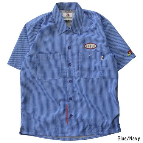ORION ACE オリオンエース CLAY SMITH muscle DUTY シャツジャケット ブルーネイビー LL ジャケット CSY-5054