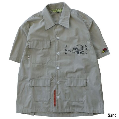 ORION ACE オリオンエース CLAY SMITH RAIDEEN ワークシャツ サンド L シャツ CSY-5059｜MOTO-OCC 店