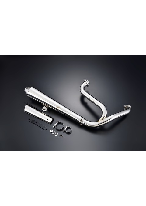 SSメガホンマフラー 2-1 サテン FXLRS(20-23)(24-)/FXLRST(22-23)(24-) オーヴァー オーバー OVER レーシング 25-922-011