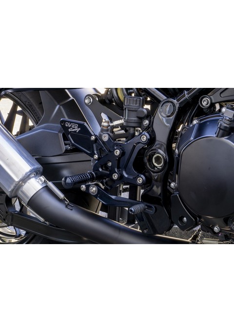 BACK-STEP 4ポジション ブラック Z900RS オーヴァー オーバー OVER レーシング 51-71-01B|MOTO-OCC 店