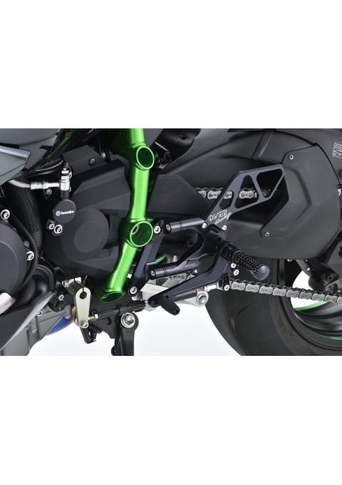 BACK-STEP 4ポジション BLK NinjaH2 オーヴァー オーバー OVER レーシング 51-87-01B