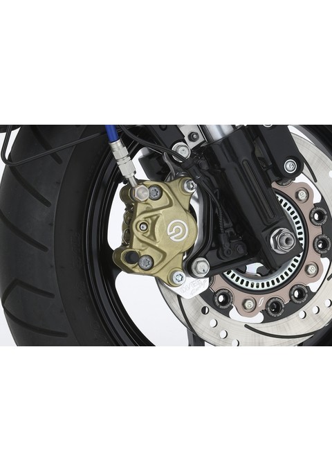 Fキャリパーサポート ブレンボ2P(カニ) OVER×SUNSTAR ABS用 SIL MONKEY125/GROM(21-) オーヴァー オーバー OVER レーシング 83-223-14