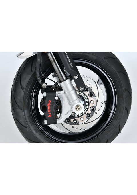 フロントフォークボトム ラジアルマウント SIL ABS GROM/Monkey125 オーヴァー オーバー OVER レーシング 83-223-41