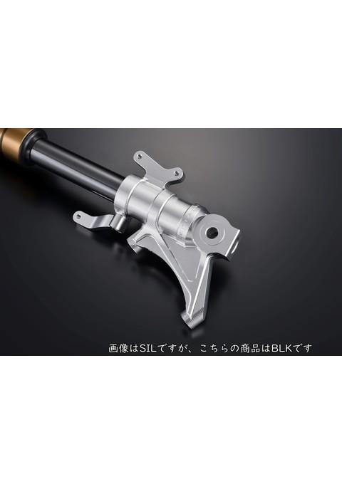 フロントフォークボトム ラジアルマウント BLK ABS GROM/Monkey125 オーヴァー オーバー OVER レーシング 83-223-41B