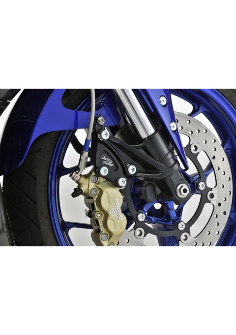 Fキャリパーサポート ブレンボ4P用 BLK YZF-R25(19-) オーヴァー オーバー OVER レーシング 83-351-11B|MOTO-OCC 店