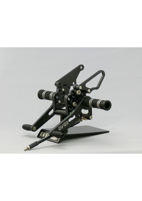 BACK-STEP 4ポジション (BLK) XJR1300 オーヴァー オーバー OVER レーシング 51-26-01B