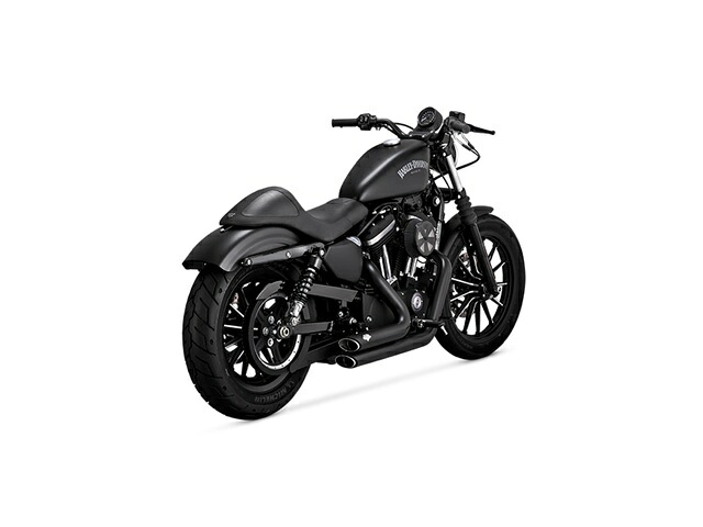 バンスアンドハインズ ShortShots Staggered PCX ショットスタッガード ブラック マフラー Sportster 14-22 1800-2580