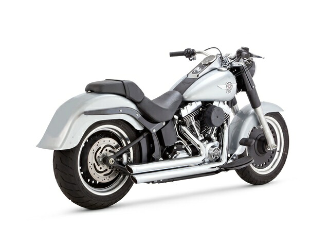 バンスアンドハインズ BigShots Staggered PCX ビッグショットスタッガード クローム マフラー CHR SOFTAIL 86-17 1800-2583