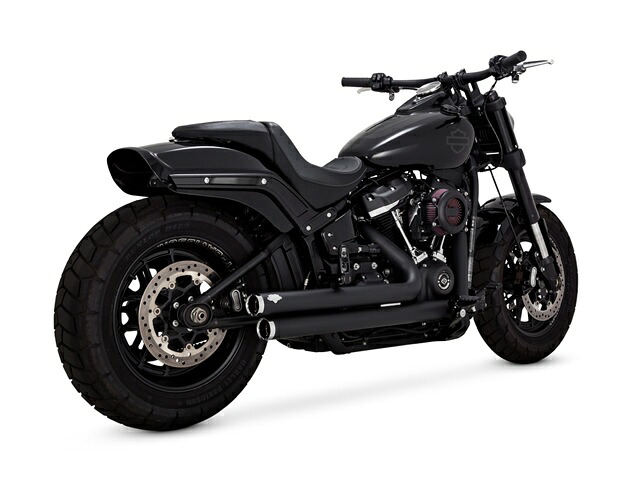 バンスアンドハインズ BigShots Staggered PCX ビッグショットスタッガード ブラック マフラー SOFTAIL 86-17 1800-2584