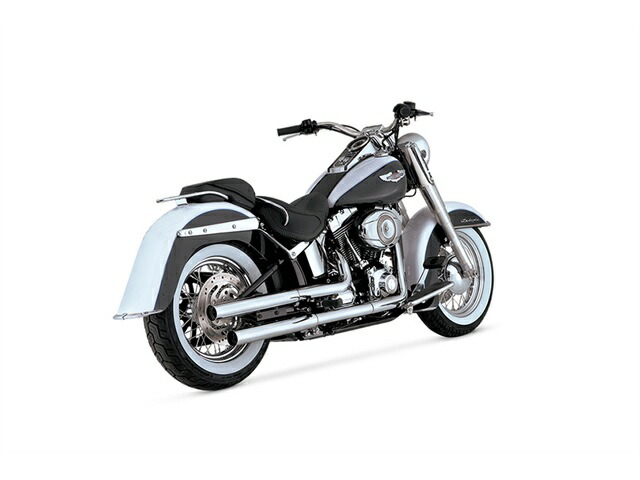 バンスアンドハインズ StraightShots HS ストレートショット スリップオン クローム マフラー SOFTAIL 07-17 1801-0260|MOTO-OCC 店