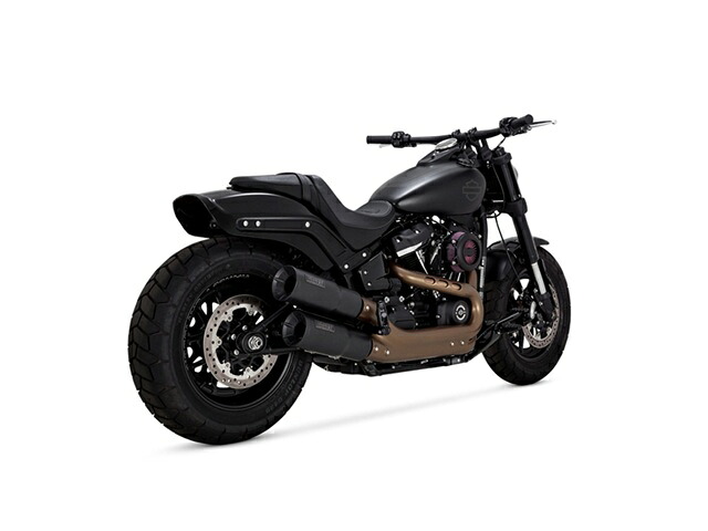 バンスアンドハインズ Hi-Output ハイアウトプット スリップオン ブラック マフラー FATBOB(FXFB（S)) 18-20 1801-1250