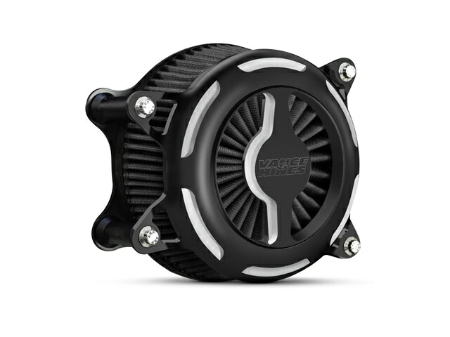 バンスアンドハインズ VO2 エアインテイク Blade ブレード 白黒コントラスト TWIN CAM(ケーブル2本引き）99-17(FXDLS除く） 40391