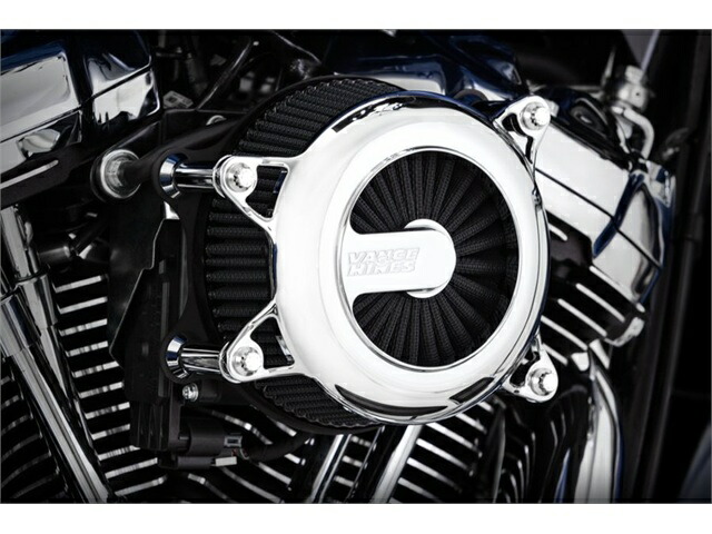 バンスアンドハインズ VO2 エアインテイク Rogue ローグ クローム TWIN CAM(ケーブル2本引き）99-17(FXDLS除く） 70373