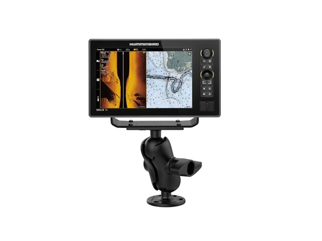 ラムマウント Humminbird用マウントプレート&ラウンドベースセット(ショートアーム) Helix8-10&Solix10対応 127x50.8mm 2.25インチボール|MOTO-OCC 店