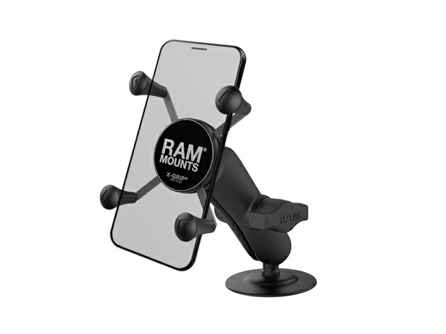 ラムマウント Xグリップ(S)＆貼付ベースセット(標準アーム) 粘着面径63.5mm 1インチボール RAP-B-378-UN7U RAP-B-378-UN7U