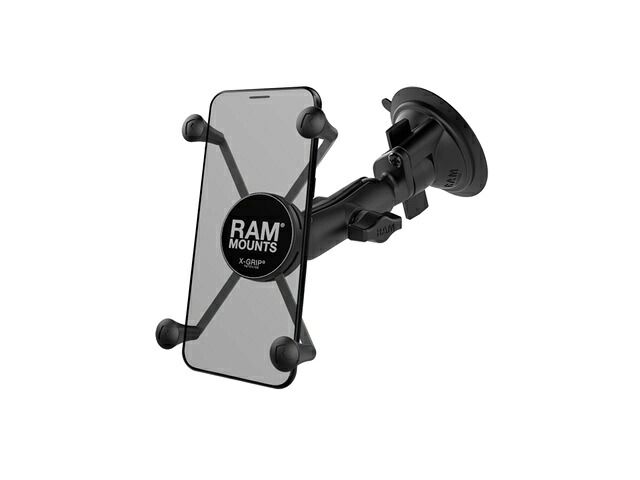 ラムマウント Xグリップ(M)&ツイストロックサクションベースセット(標準アーム) 吸盤径83.8mm 1インチボール RAM-B-166-UN10U RAM-B-166-UN10U