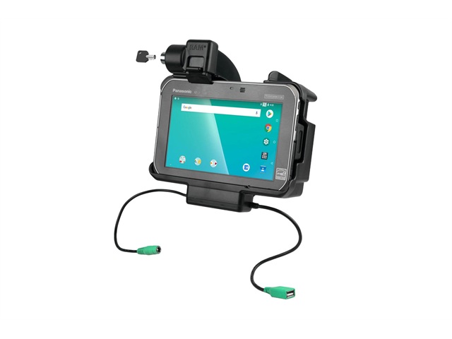 ラムマウント GDSパワードック(Panasonic FZ-S1/L1専用) データポート/キーロック付 ボール無 RAM-HOL-PAN15PDKLU RAM-HOL-PAN15PDKLU|MOTO-OCC 店