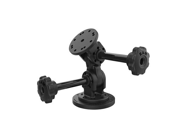 ラムマウント デュアルピボット マグネットマウント AMPSパターン ノブ付 RAP-101-PV4-2P-MAG88U RAP-101-PV4-2PMAG88U