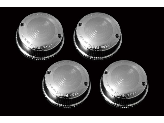 在庫有り PMC ピーエムシー シースルーミラーコーティング ウインカーレンズ Z2タイプ 4PCセット クリア 196-5102