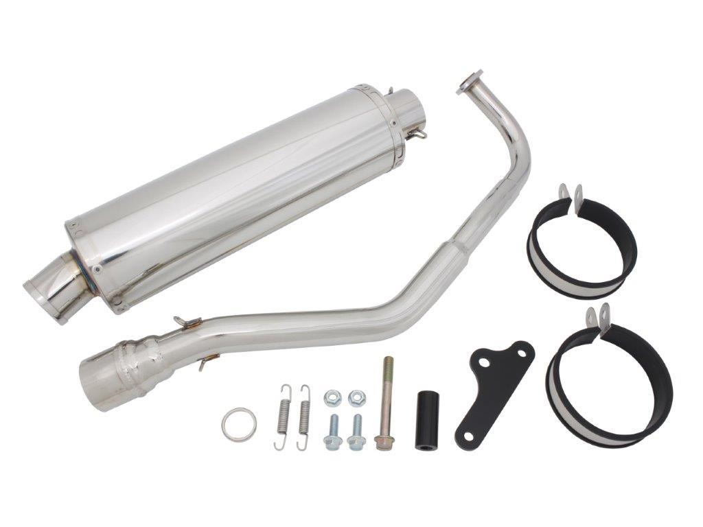 ＰＯＳＨステンレス マフラー 楽天市場】POSH ポッシュ 159060 PF-2 エキゾースト ステンレス